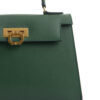 Elena leather handbag – Green - Image 3