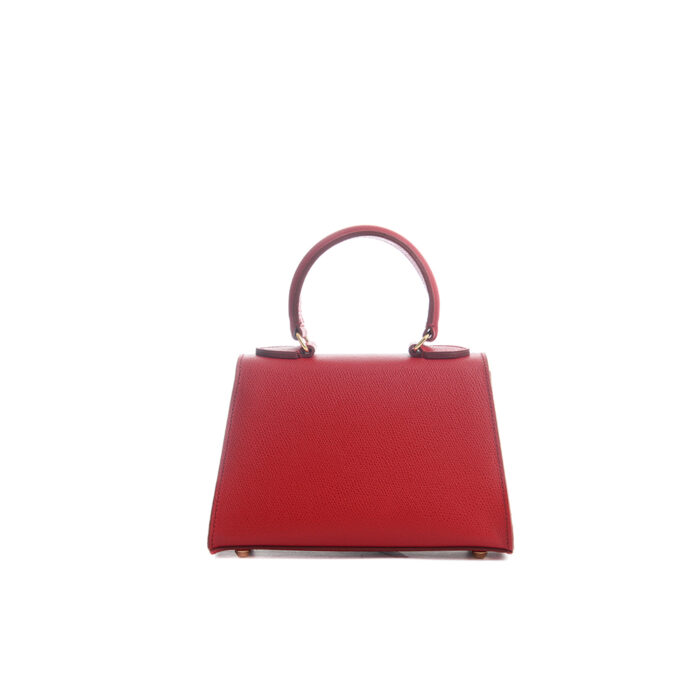 Licia leather handbag - Red - Image 4