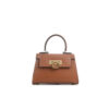 Licia leather handbag - Tan - Carbotti Licia leather handbag - Tan - Carbotti