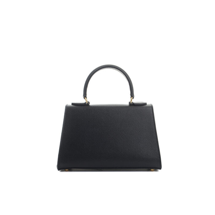 Greta leather handbag - Black - Image 4
