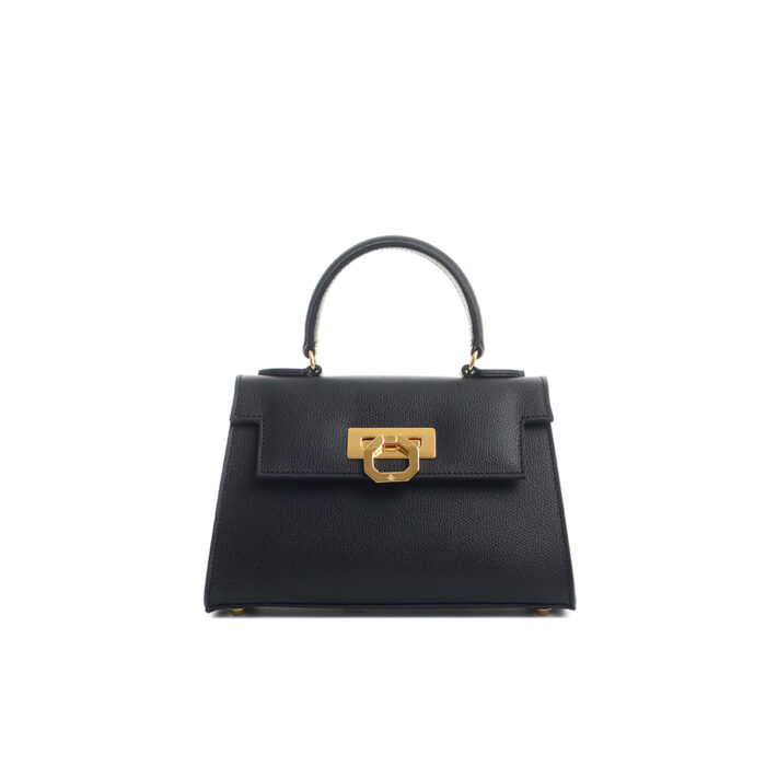 Greta leather handbag - Black - Image 2