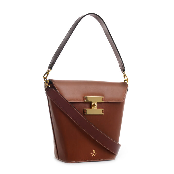 Audrey 231 - Woman Leather handbag tan