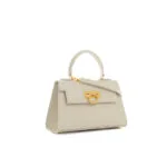 Greta leather handbag - Beige - Carbotti