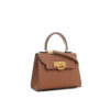 Erika leather handbag - Tan - Carbotti % Erika leather handbag - Tan - Carbotti %