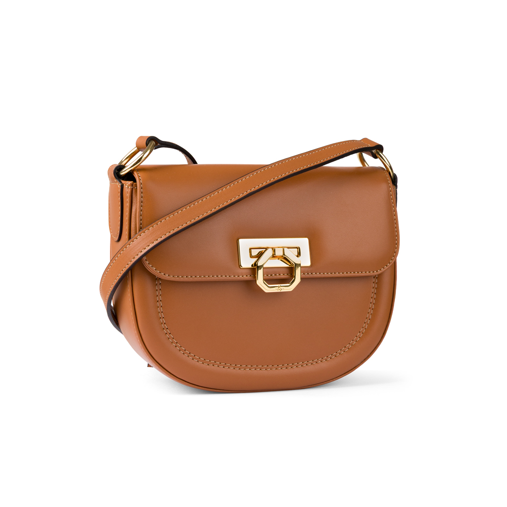 Sara leather handbag tan