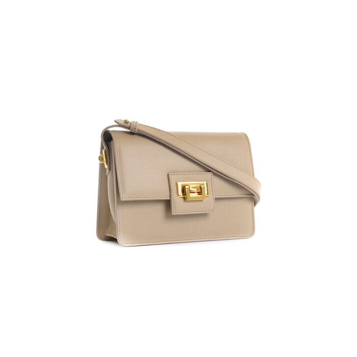 Giulia leather handbag - Taupe