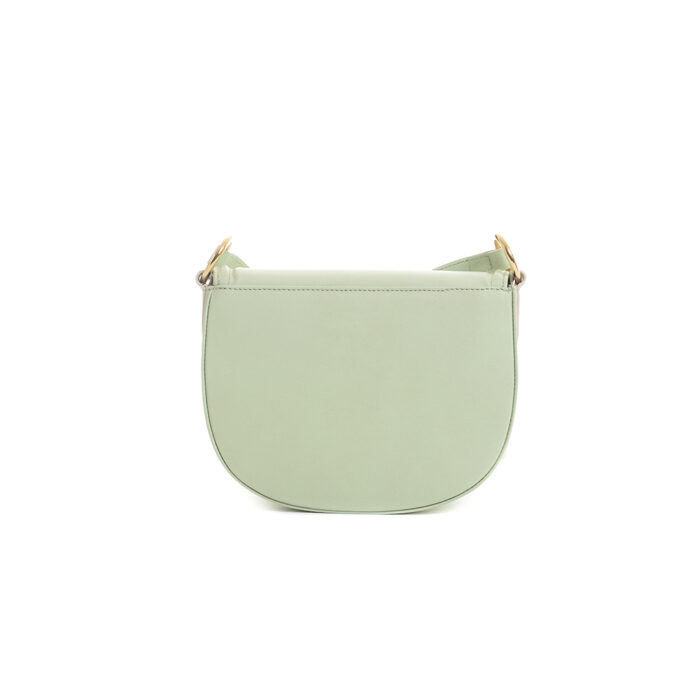 Sara leather handbag -  Skyline calfskin green jade - Image 3