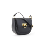 Sara leather handbag black