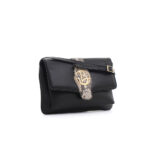 Borsa in pelle Michela - Tresor nero / serpente roccia