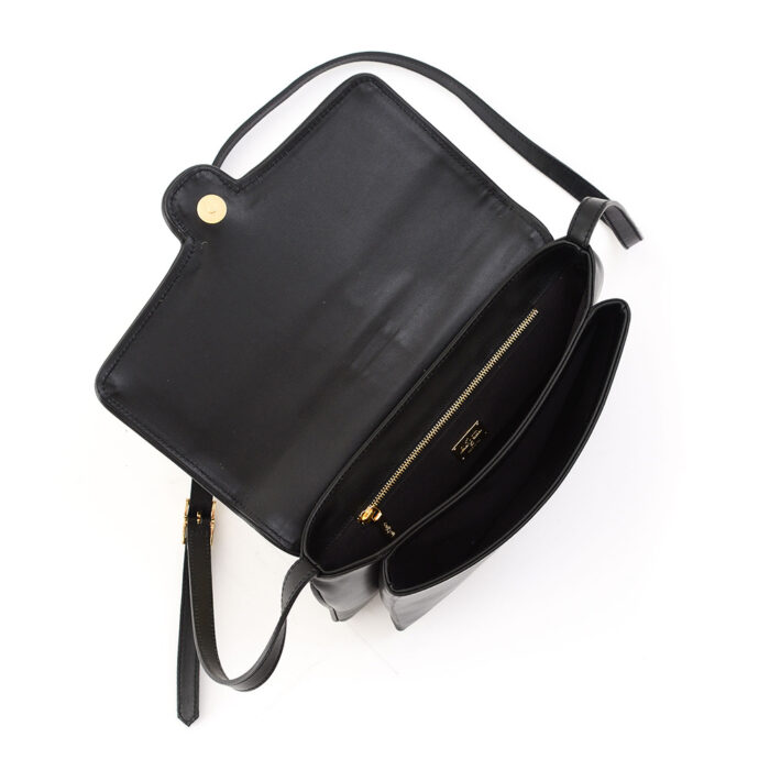 Borsa in pelle Michela - Tresor nero / serpente roccia - immagine 4