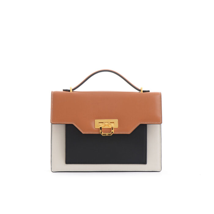 Matilde leather handbag - Ruga multicolour - Image 2