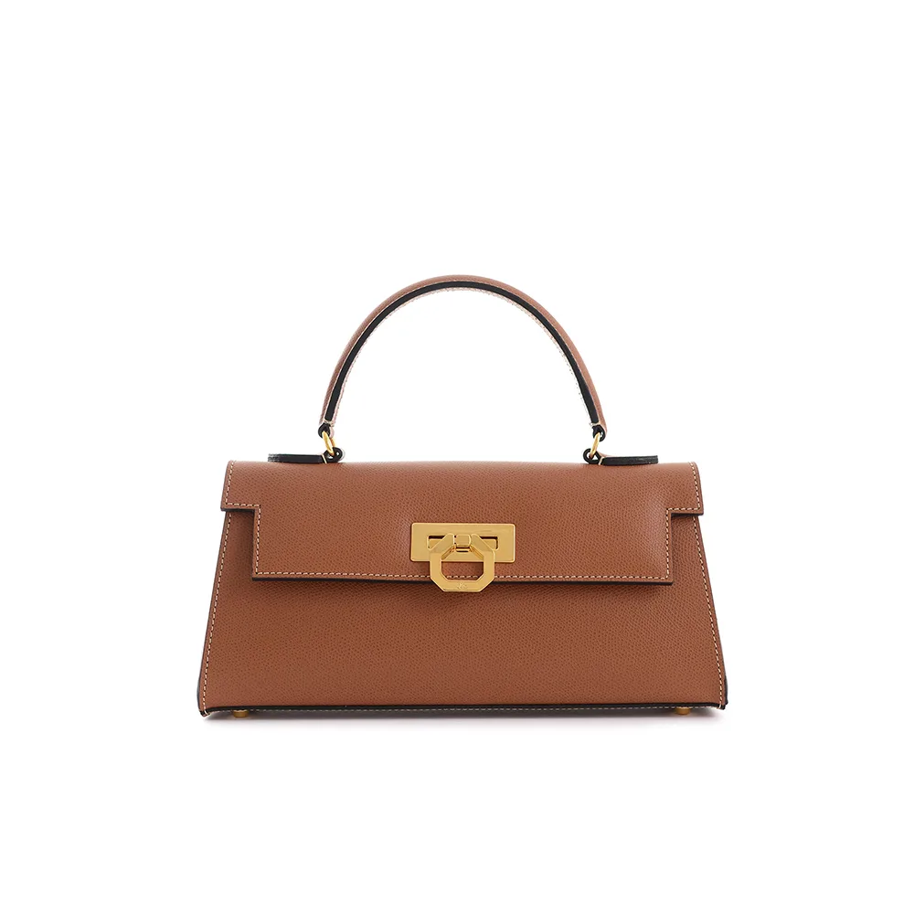 Masami leather handbag - Tan - Carbotti