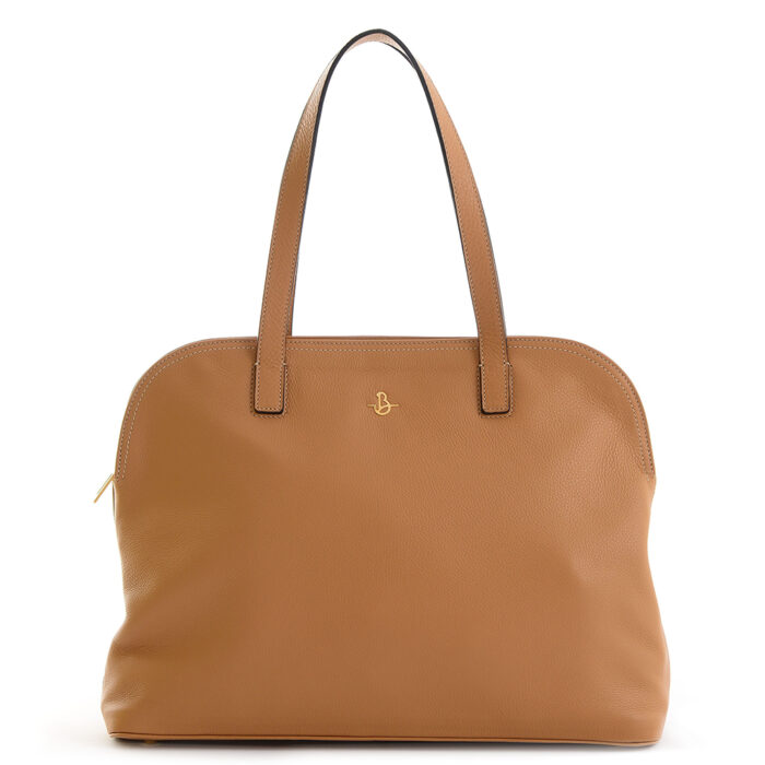 Borsa in pelle Marina - Miele - immagine 2