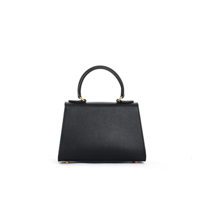 Hera leather handbag - Black - Image 4