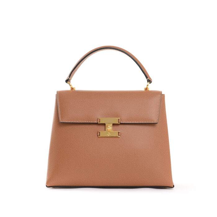 New Lady leather handbag - Tan - Image 2