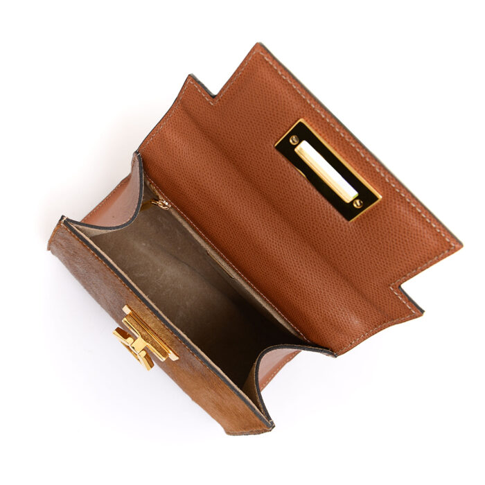 Borsa in pelle Licia - Cuoio/Pony cuoio - immagine 5
