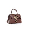 Licia 241V2 brown calfskin with pony leopard