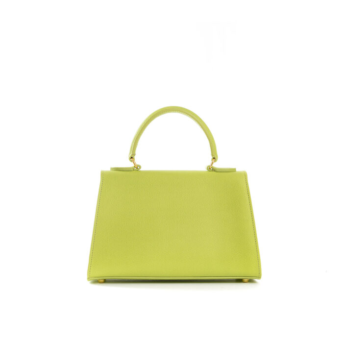 Greta leather handbag - Green 34 - Image 4