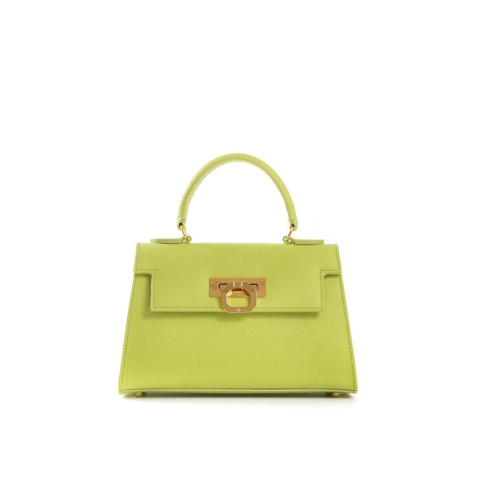 Greta leather handbag - Green 34 - Image 2