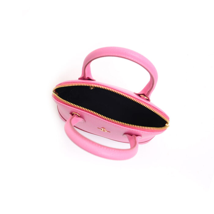 Borsa in pelle Bellina - Rosa Barbie - immagine 6