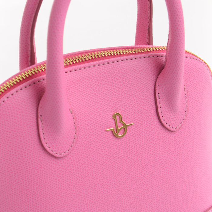 Borsa in pelle Bellina - Rosa Barbie - immagine 4