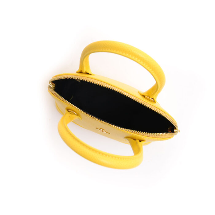 Borsa in pelle Bellina - Giallo - immagine 5