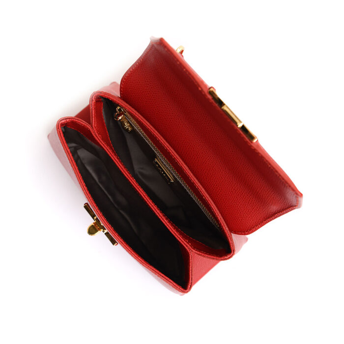 Diana leather handbag - Red - Image 5