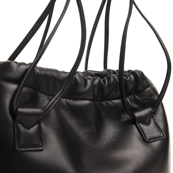 Borsa in pelle Isa - Nappa nero - immagine 3