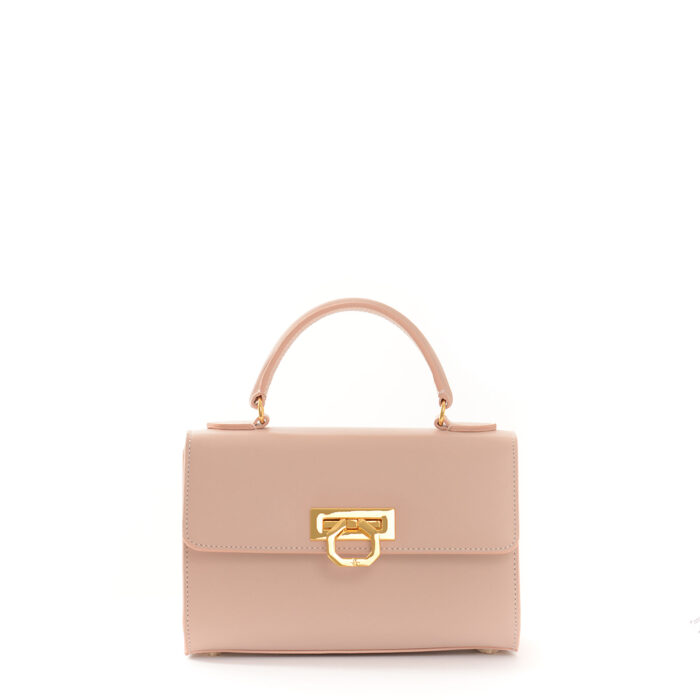 Sofia leather handbag - Lush calfskin nude - Image 2