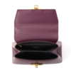 Diana leather handbag - Bordeaux - Image 3