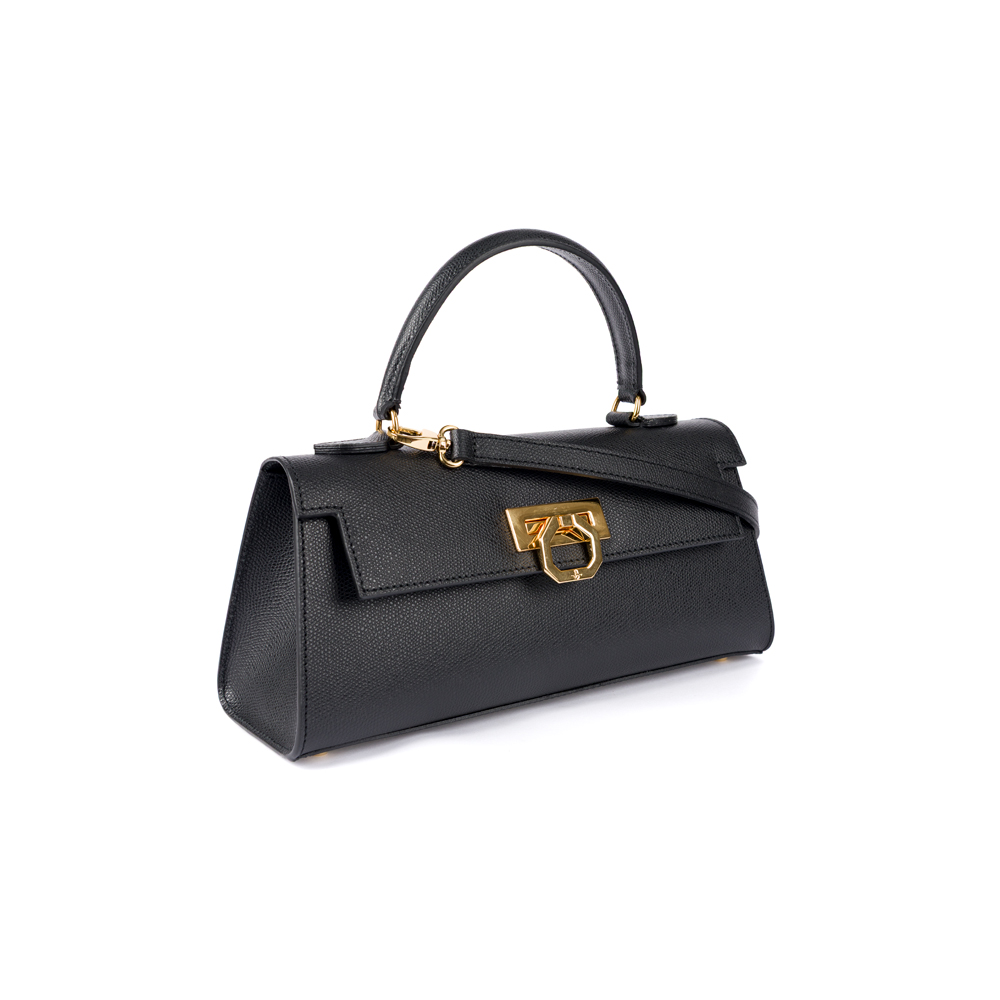 Masami leather handbag black