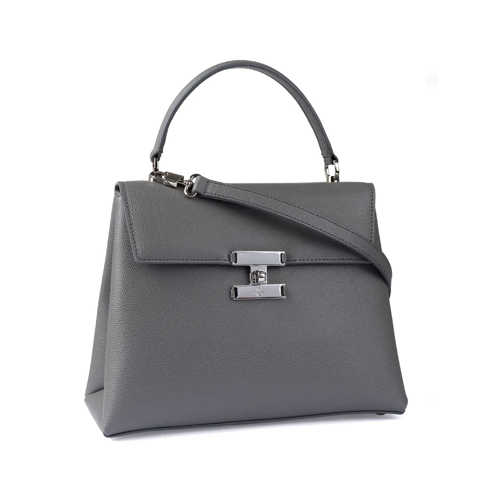 未使用級 ✨カルボッティ New Lady 323 レザー ダークグレー New Lady 323 - ダークグレー - Carbotti