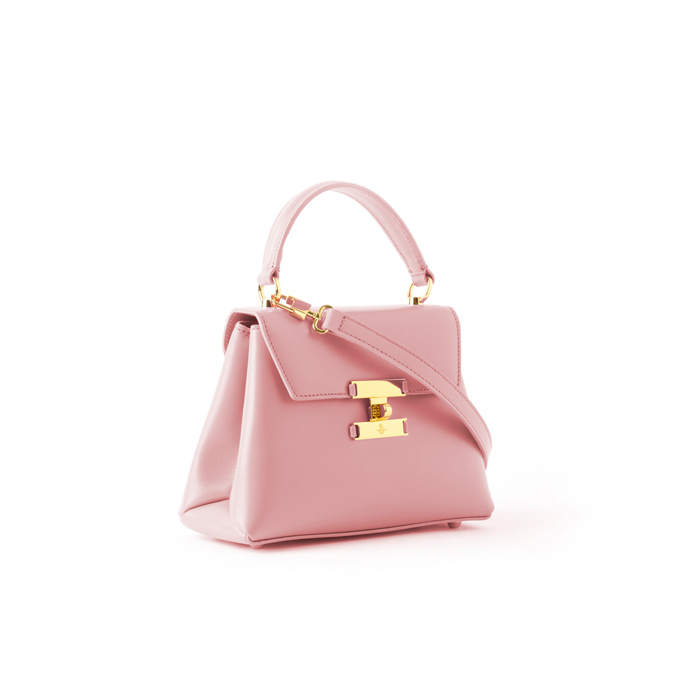 Diana leather handbag lush pink