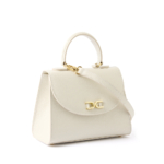 Marta mini leather handbag beige