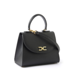 Marta mini leather handbag black