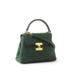 Diana leather handbag ostrich green