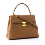 New Lady leather handbag taurus tan