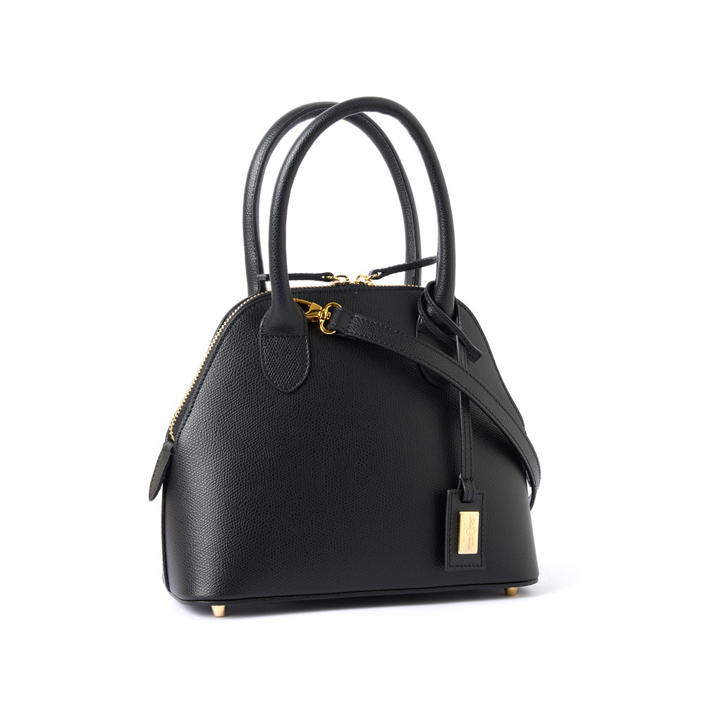Bellina leather handbag black