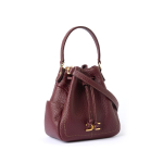 Ivy leather handbag wine