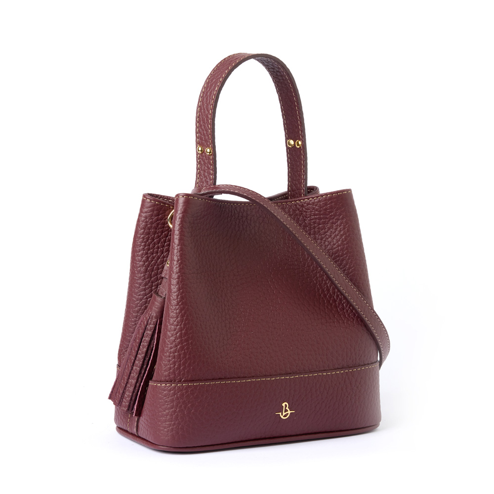 Vivienne leather handbag bordeaux